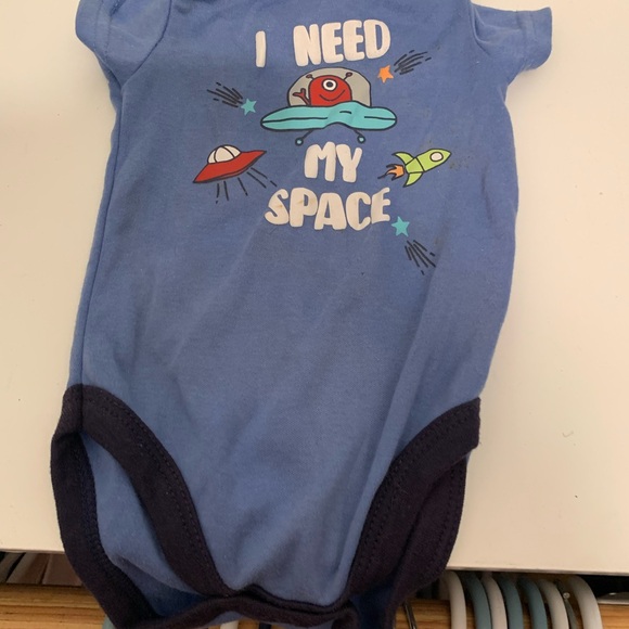 Kidgets Other - Kidgets Blue and Black Space Bodysuit